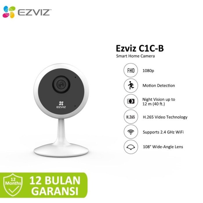 EZVIZ C1C-B 1080P 2MP H.265 Nightvision