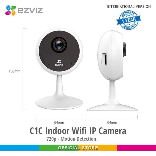 Ezviz C1C Indoor Wifi IP Camera 720P IR Night Vision
