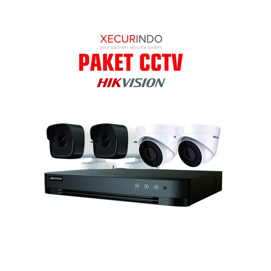 Paketan CCTV Analog 2 Channel 2 MP - Hikvision