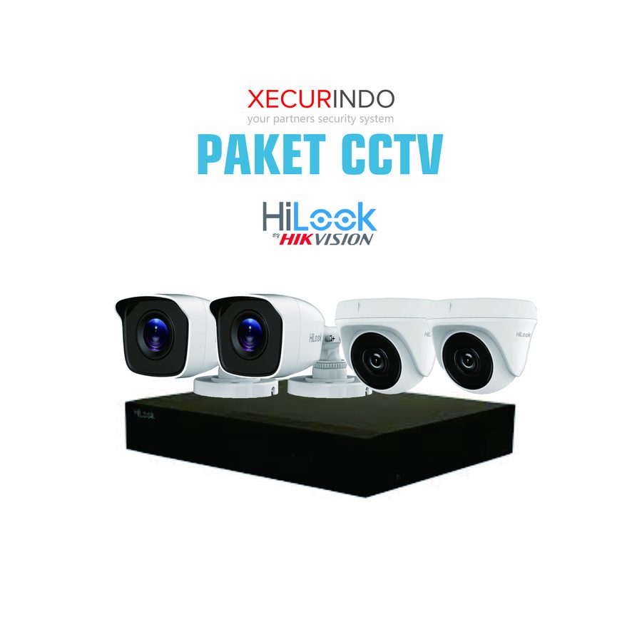 Paketan CCTV Analog 8 Channel 2 MP - Hilook