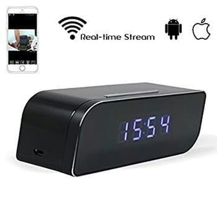 Spy Camera Desk Clock 720p HD wifi Night Vision
